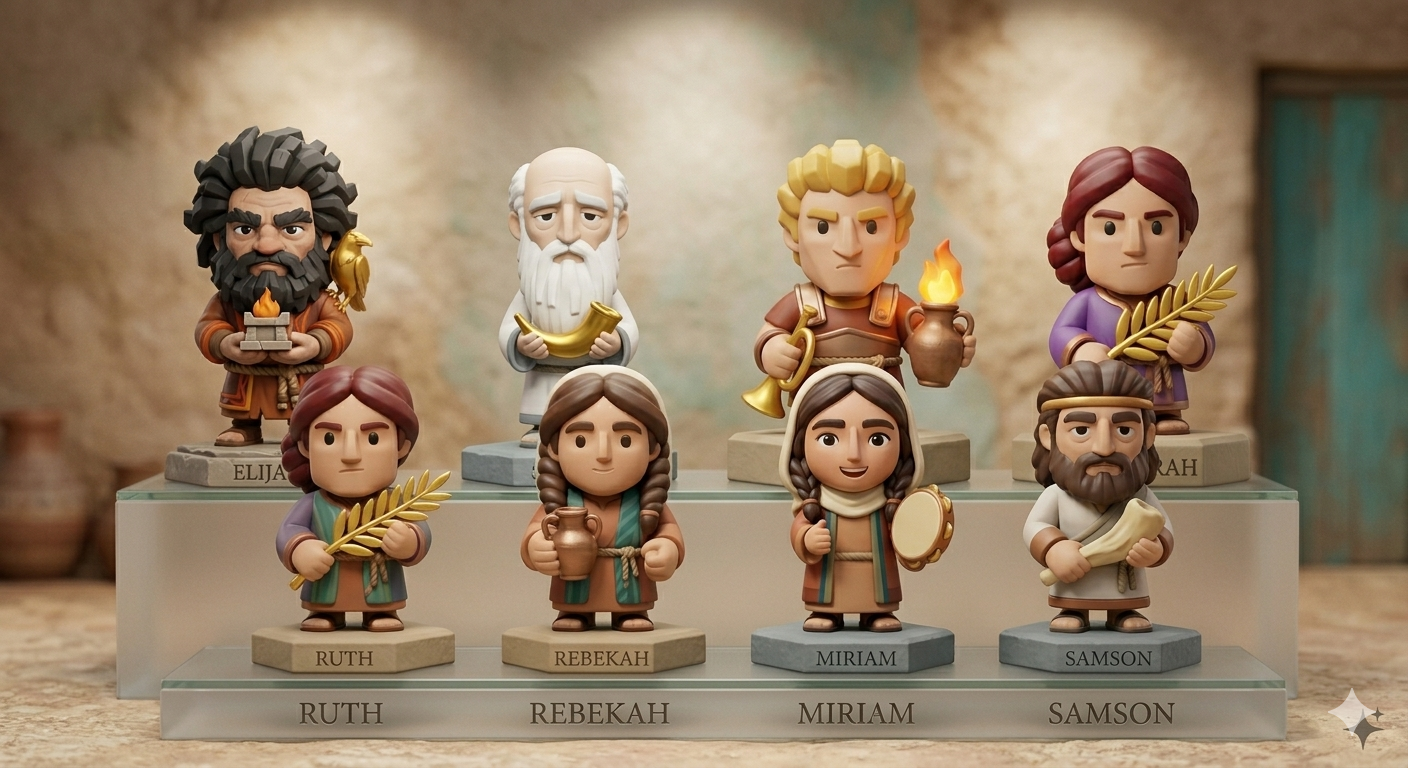 3D Biblical Characters Collection